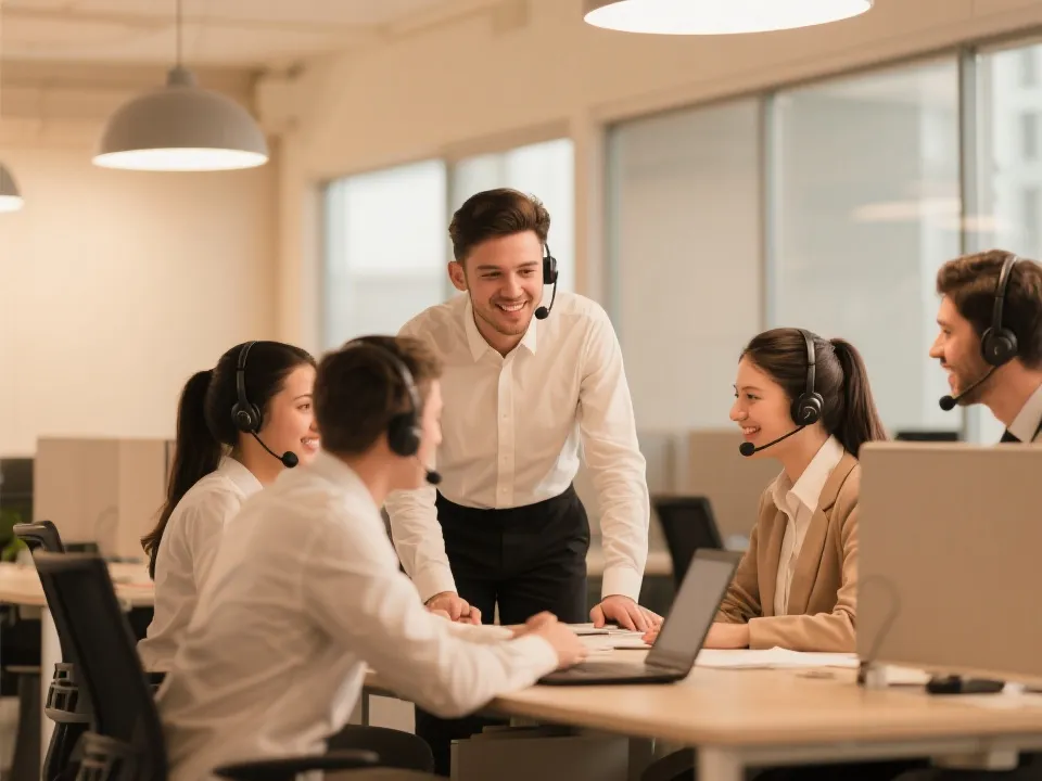 客服支持服务示意图